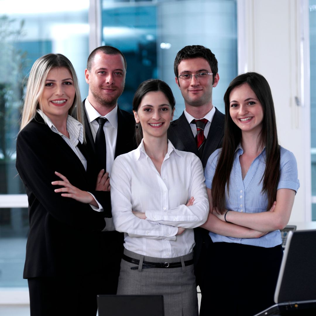 Team che lavora a un sito web